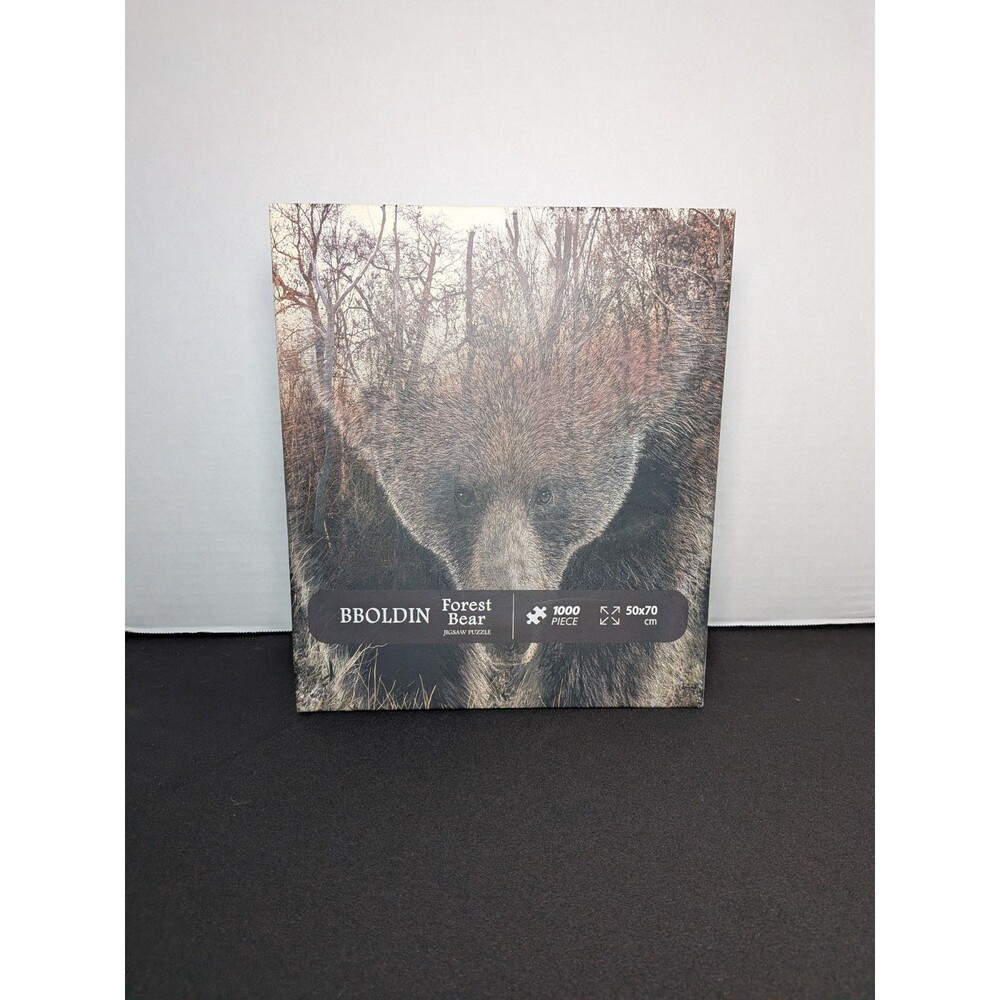 Bear Woods Jigsaw Puzzles for Adult 1000 Piece Difficulty Hard Trees Forest Wild